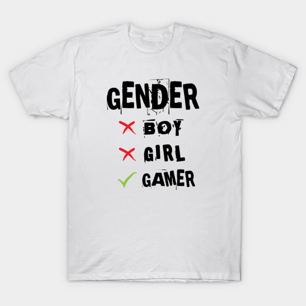 gamer gender T-Shirt by DZCHIBA